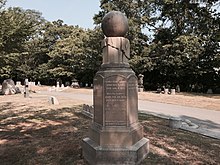 Monument familial des Leavitt au cimetière de Cambridge.