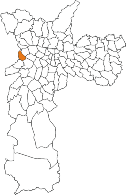 Location in the city of São Paulo