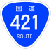 National Route 421 shield