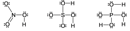 Strukturne formule kiselina