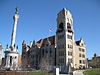 Lackawanna County Courthouse and John Mitchell Monument