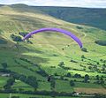 Paragliding from Mam Tor, UK