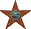 The Minnesota barnstar (alt – with state seal)
