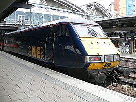 GNER Mark 4 DVT at Leeds station