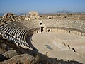 Vue de l'amphithéâtre d'Oudna.