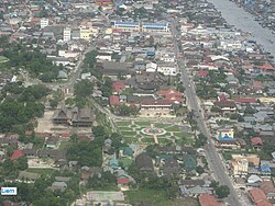 Pangkalan Bun dari udara