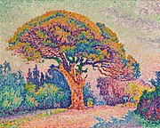 Paul Signac, 1909, The Pine Tree at Saint Tropez, Pushkin Museum