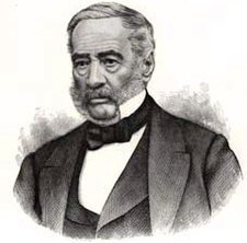 Aubert de Gaspé, lithograph from a photograph taken in 1863–64