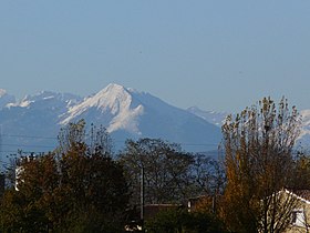 Vue depuis la plaine toulousaine.