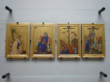 Polyptyque Orsini par Simone Martini,1320-1330. Musée royal des beaux-arts d'Anvers.