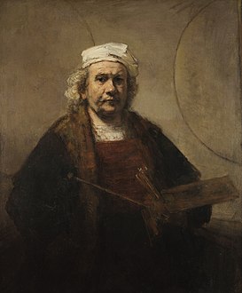 Rembrandt: Self-Portrait with Two Circles