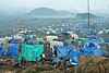 Refugee camp for Rwandans located in what is now the eastern Democratic Republic of Congo in 1994
