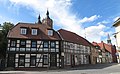 Half-timbered houses in Steinstraße