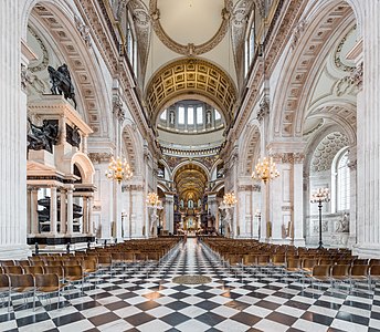 Nave of St Paul's Cathedral, by Diliff