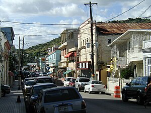 Street in Coamo barrio-pueblo