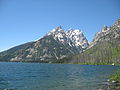 La chaîne Teton sur les rives du lac Jenny.