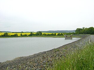 Staudamm und Stausee Triptis