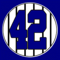 Jackie Robinson (2B). Retirado el de toda la MLB el 15 de abril de 1997.