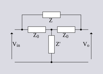 Zobel bridged T implementation