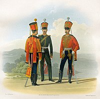 Обер-офицер, рядовой в парадной форме (1838-1843), обер-офицер в дежурной форме (1843-1845)