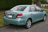 2007 Toyota Yaris YRS (NCP93R; pre-facelift, Australia)