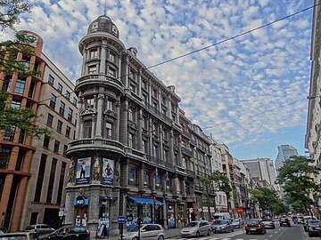 Le Printemps building on the Boulevard Adolphe Max/Adolphe Maxlaan