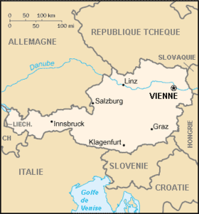 carte : Géographie de l'Autriche