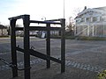 Biezelinge, place de la marché avec travail