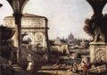 Bernardo Bellotto: Capriccio romano (1742-1747)