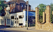 Entrance to former Crouch End station in 1984