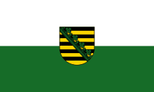 Drapeau d'État de la Saxe