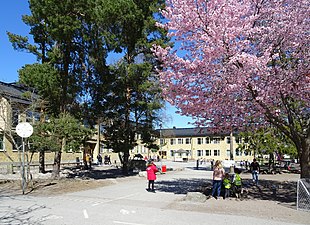 Skolgården.