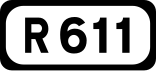 R611 road shield}}