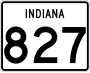 State Road 827 marker