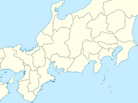 Map showing the location of Chichibu-Tama-Kai National Park