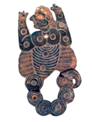 Early Bronze Age Jiroft culture scorpion game board, Iran