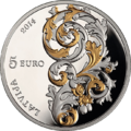 5 Euro Kurländischer Barock (2014)