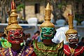 Image 1Lao actors wearing Khon Masks (from Culture of Laos)