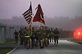 Wolverines conducting squadron level physical training.