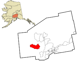 Location in Matanuska-Susitna Borough and the state of Alaska