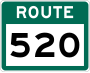 Route 520 marker