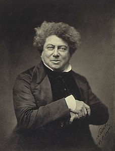 Alexandre Dumas, by Nadar (restored by Paris 16)