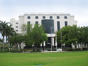 The Collier County courthouse in April 2010
