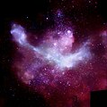 X-rays from stars and diffuse multimillion-Kelvin plasma light up the Carina Nebula in this Chandra X-ray Observatory image