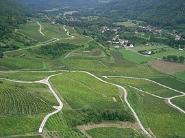 A general view of Nevy-sur-Seille