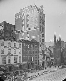 The New Amsterdam Theatre under construction in 1903