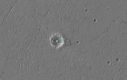 Opportunity landing site, lander, as imaged by MRO (November 29, 2006)