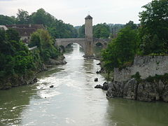 Orthez, bridge over the Gave de Pau