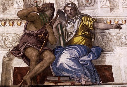 Saturn (Time) and Historia, Villa Barbaro