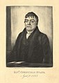 Christmas Evans (1835), mezzotint by Roos after his own painting, National Library of Wales